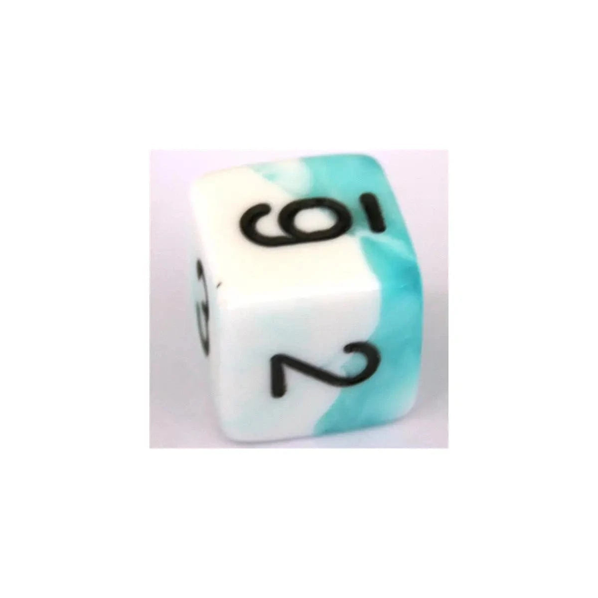 Chessex Chessex Gemini Teal-White W6