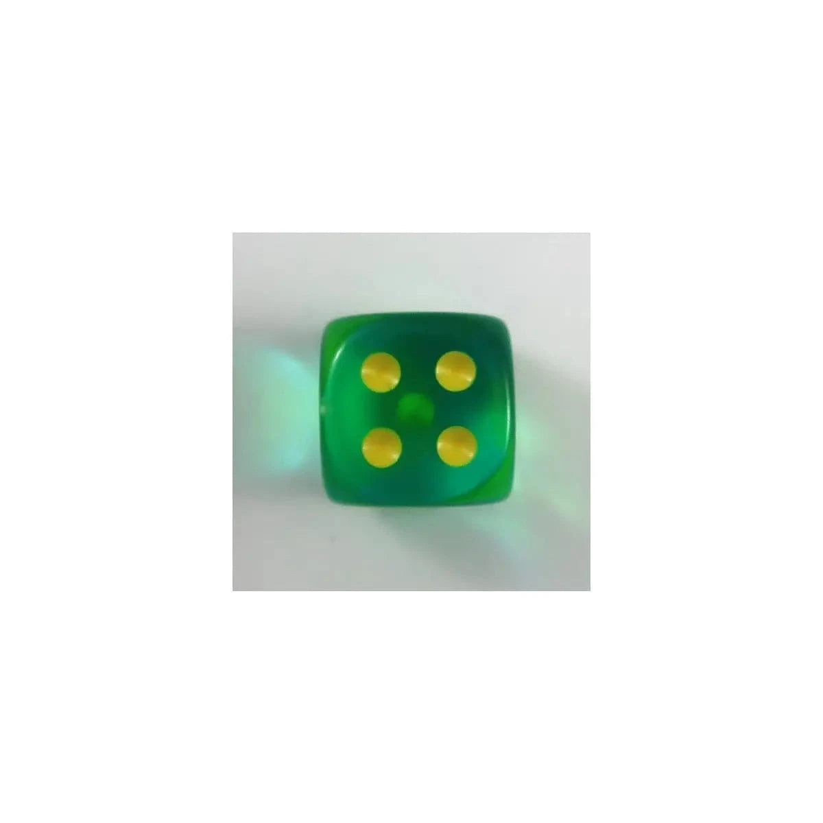 Chessex Chessex Gemini translucent green-teal/yellow W6 12mm