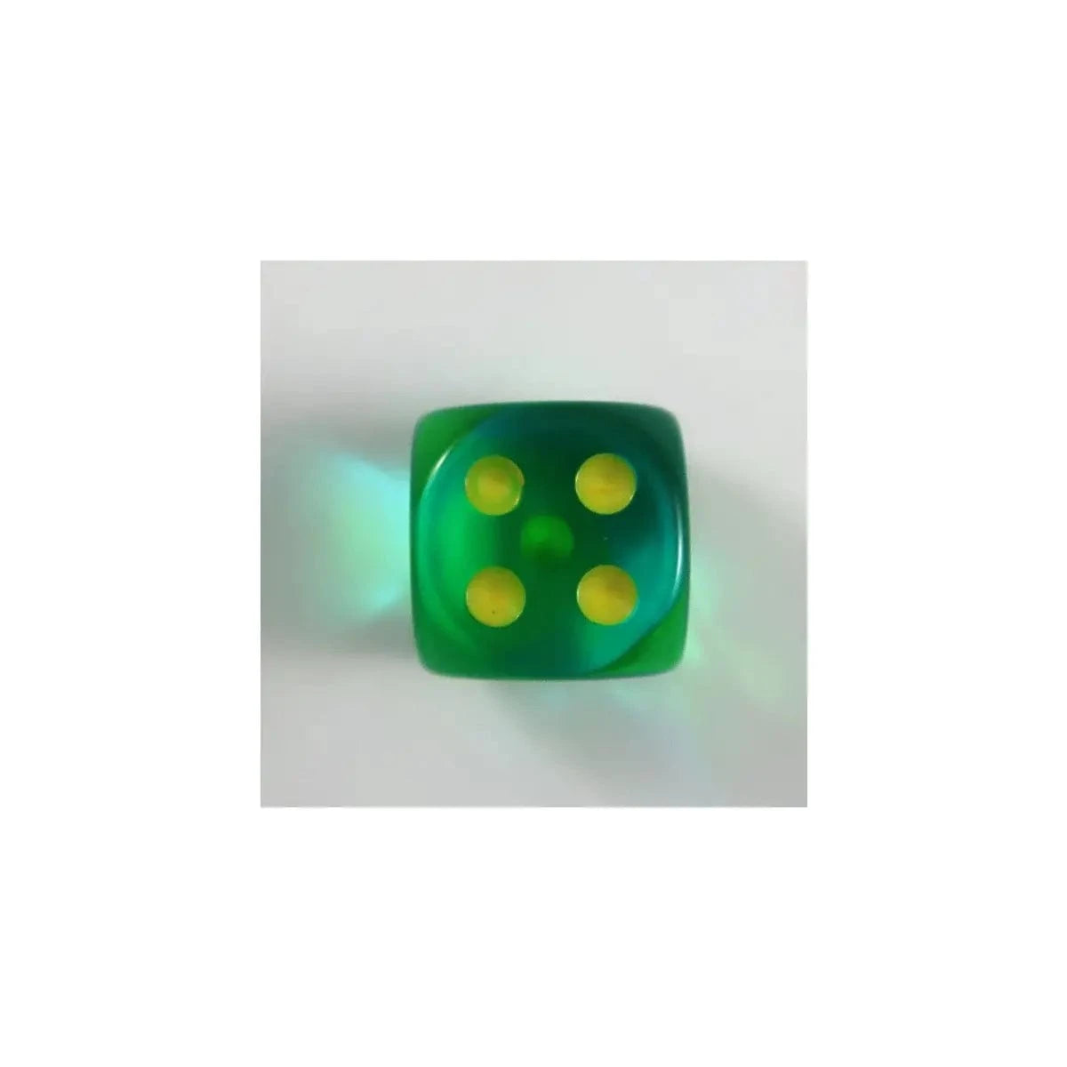 Chessex Chessex Gemini translucent green-teal/yellow W6 16mm