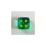 Chessex Chessex Gemini translucent green-teal/yellow W6 16mm