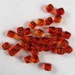 Chessex Chessex Gemini translucent red-yellow/gold 12mm Set