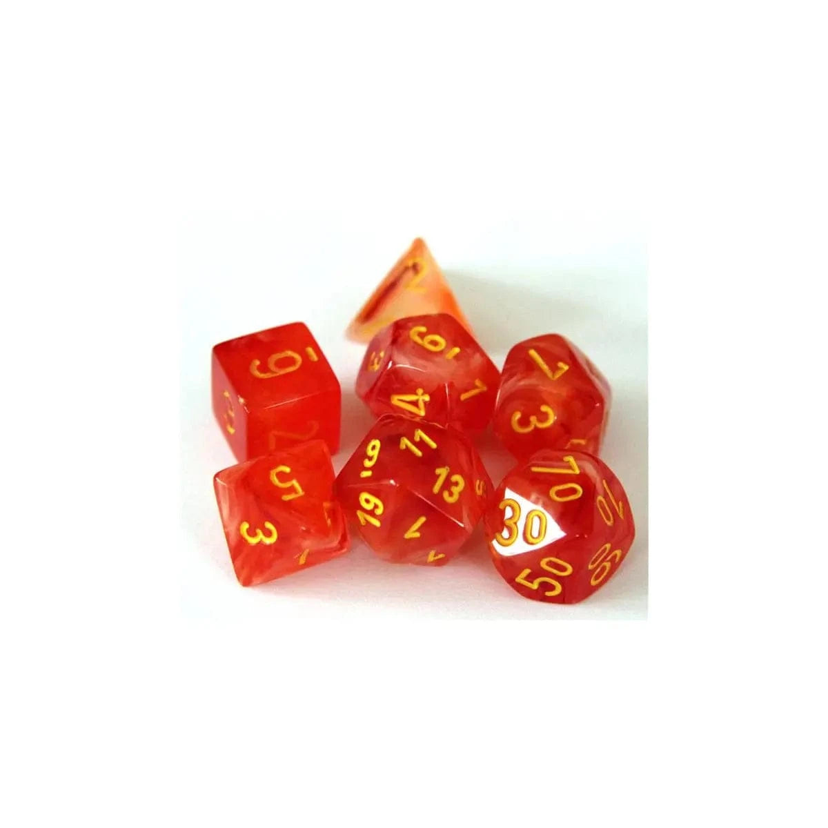 Chessex Chessex Ghostly Glow Orange/yellow Set