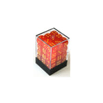 Chessex Ghostly Glow Orange/yellow W6 12mm Set