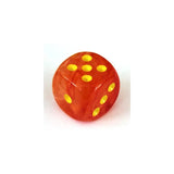 Chessex Chessex Ghostly Glow Orange/yellow W6 16mm