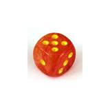 Chessex Ghostly Glow Orange/yellow W6 16mm