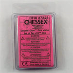 Chessex Chessex Ghostly Glow Pink 10 x W10 Set