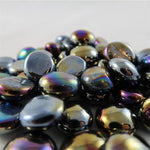 Chessex Chessex Glasspielsteine Black Opal Iridized