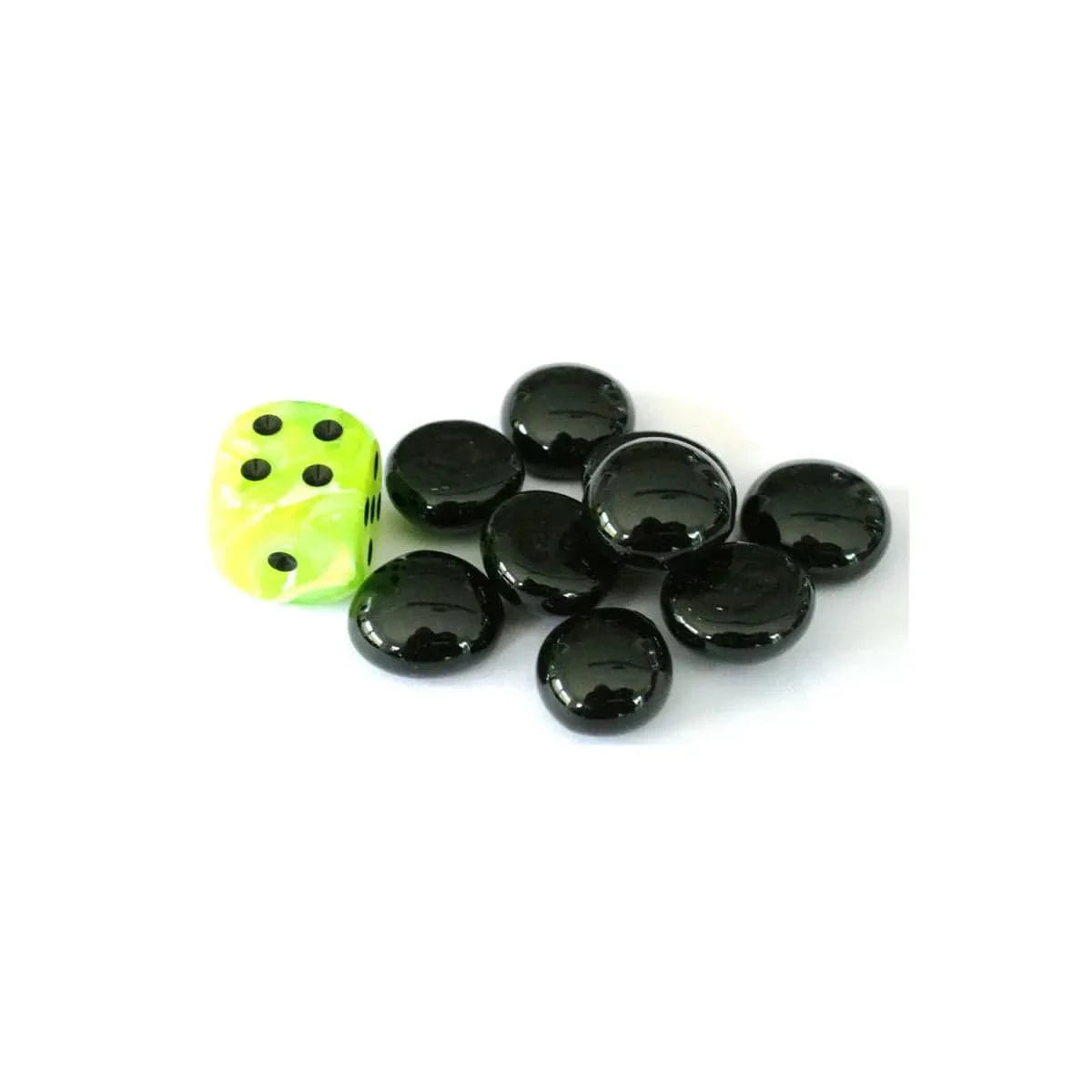 Chessex Chessex Glasspielsteine Black