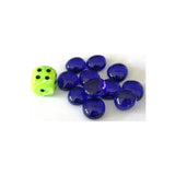 Chessex Chessex Glasspielsteine Blue