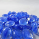 Chessex Glasspielsteine Dark Blue Catseye