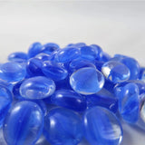 Chessex Glasspielsteine Dark Blue Catseye