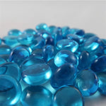 Chessex Chessex Glasspielsteine Light Blue