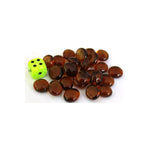 Chessex Chessex Glasspielsteine Root Beer