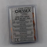 Chessex Chessex Glitter gold/silver 10 x W10 Set