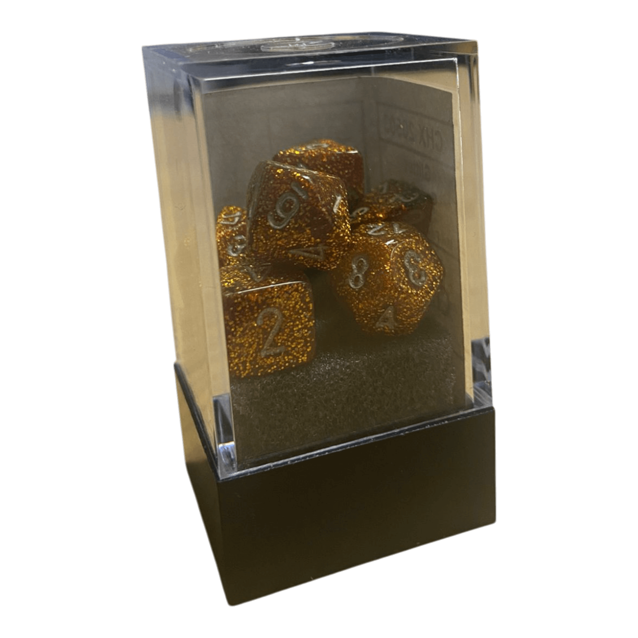 Chessex Chessex Glitter Gold/Silver 7er MINI Set