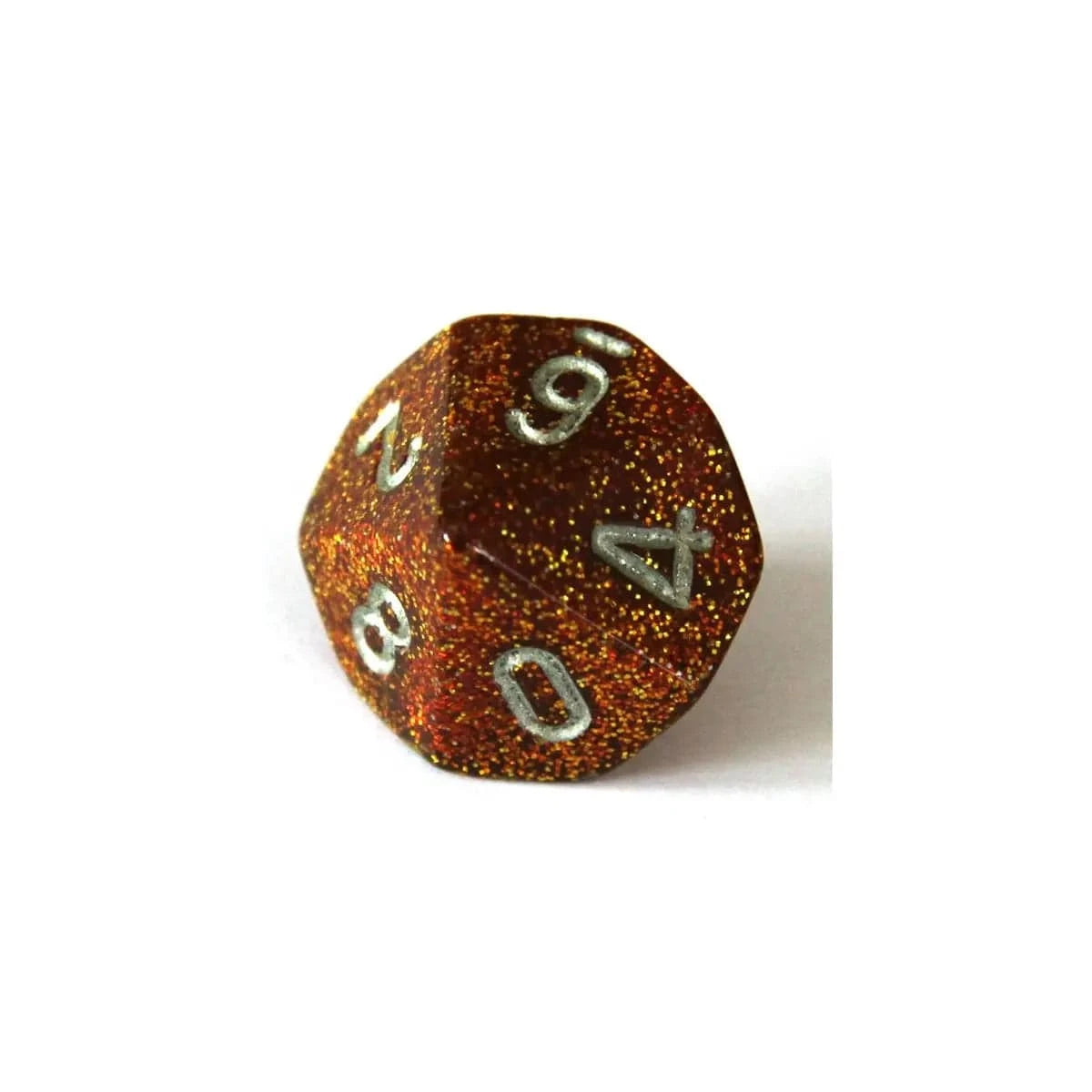 Chessex Chessex Glitter gold/silver W10