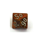Chessex Glitter gold/silver W10-0