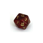 Chessex Chessex Glitter ruby/gold W20