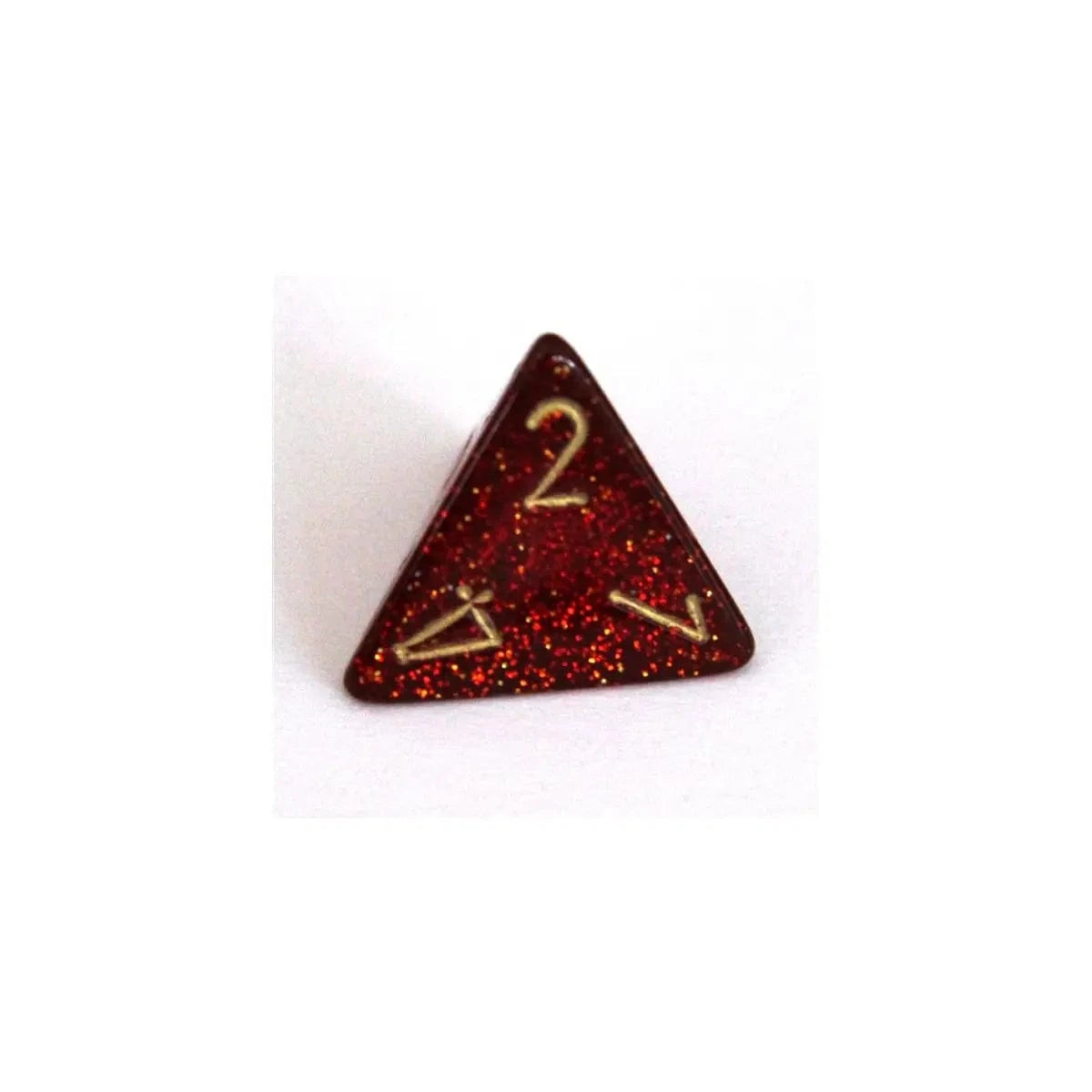 Chessex Chessex Glitter ruby/gold W4