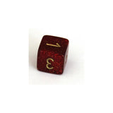 Chessex Chessex Glitter ruby/gold W6