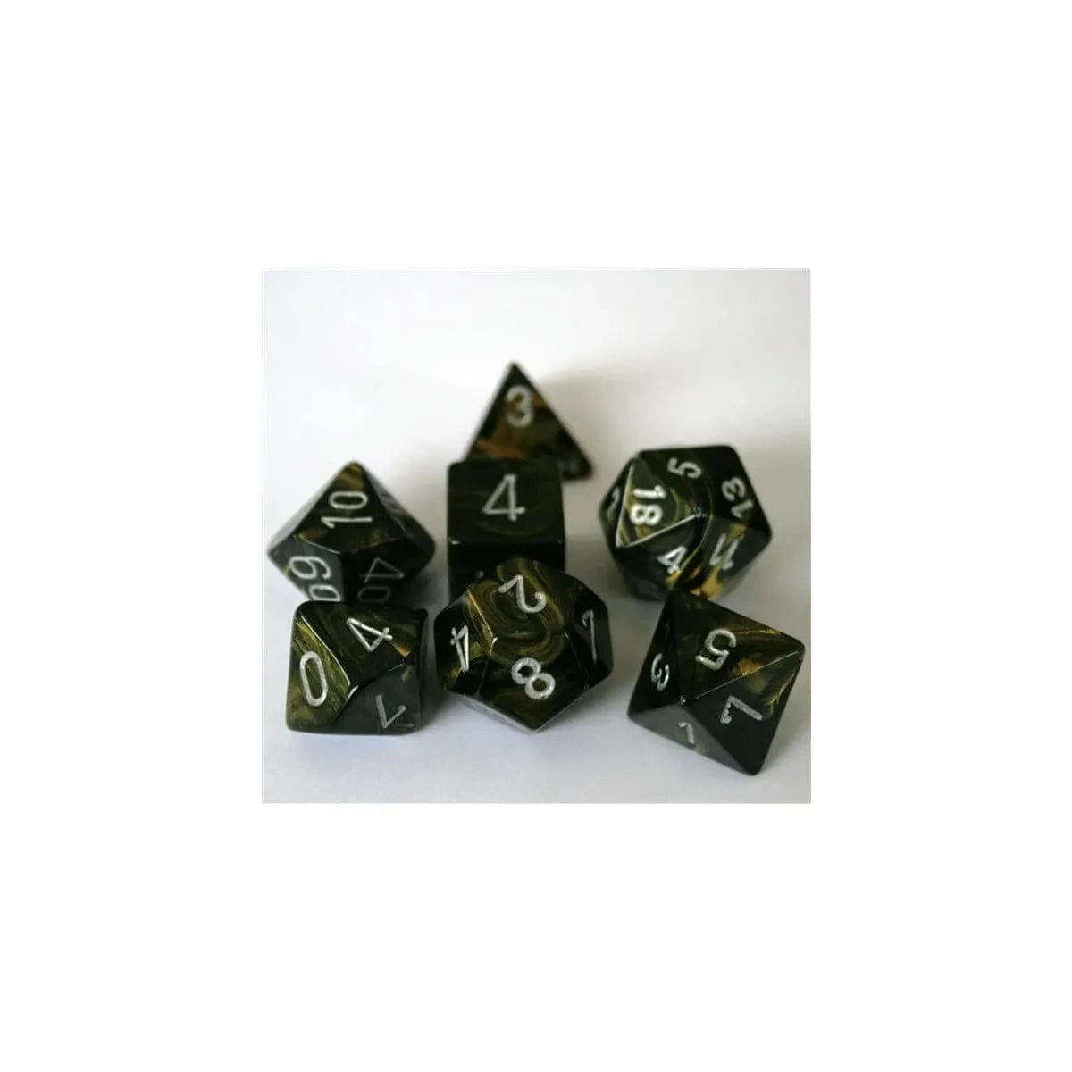 Chessex Chessex Leaf Black/Gold Set