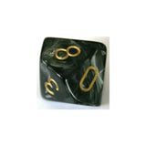 Chessex Chessex Lustrous Black/Gold W10