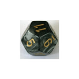 Chessex Chessex Lustrous Black/Gold W12