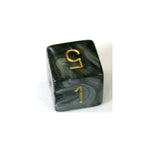 Chessex Chessex Lustrous Black/Gold W6