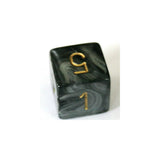 Chessex Lustrous Black/Gold W6
