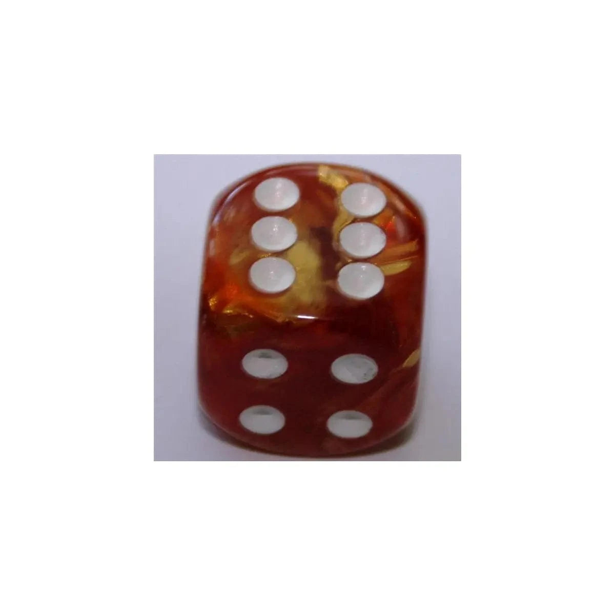 Chessex Chessex Lustrous Bronze/White W6 12mm