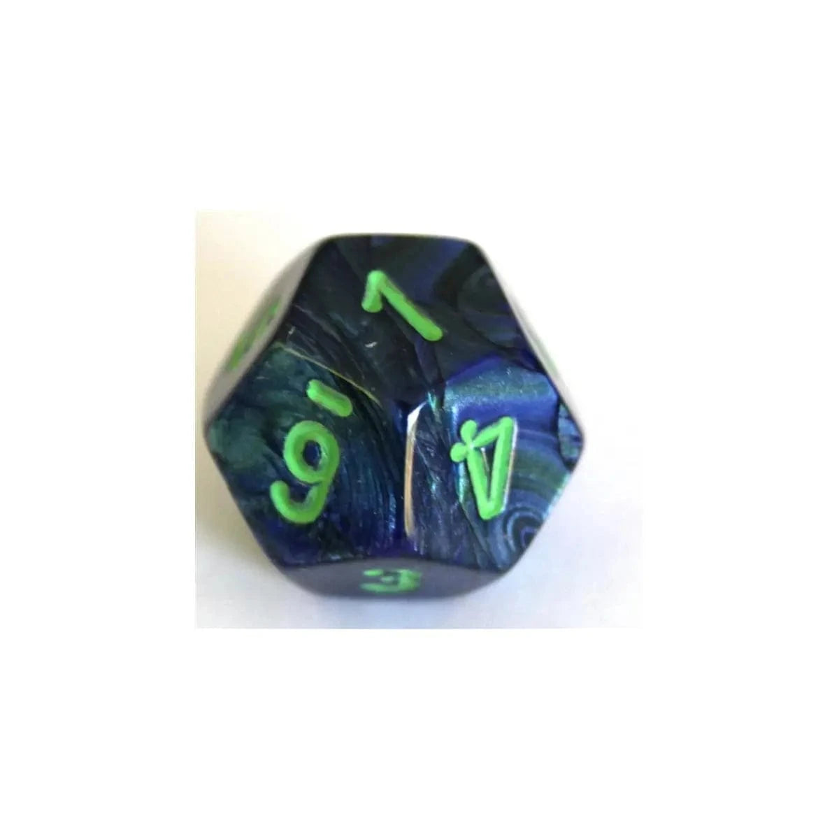 Chessex Chessex Lustrous Dark Blue/Green W12