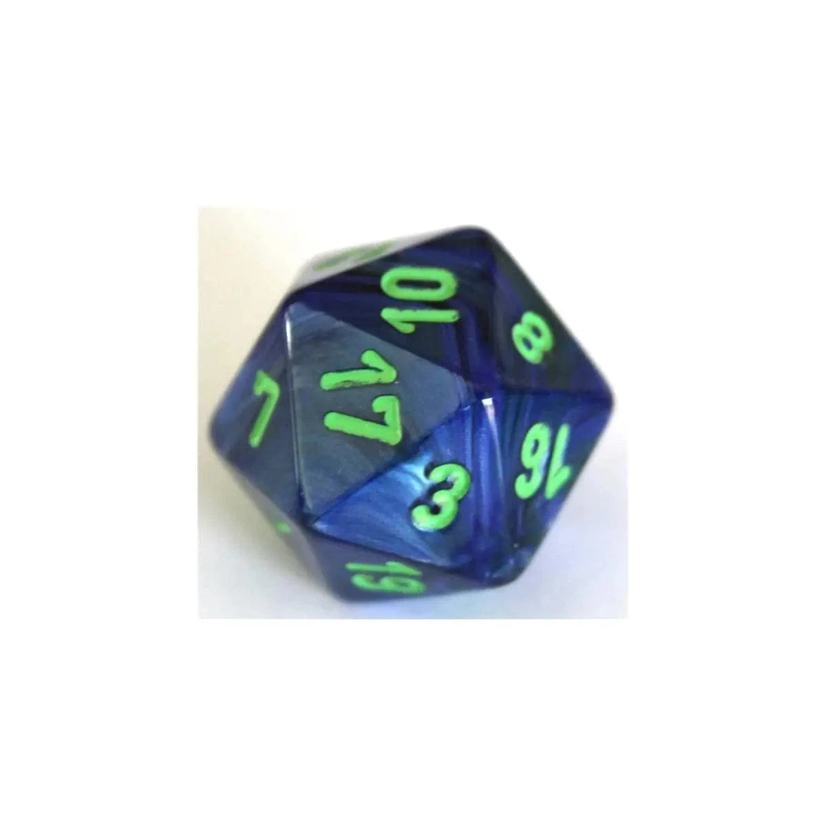 Chessex Chessex Lustrous Dark Blue/Green W20