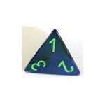 Chessex Lustrous Dark Blue/Green W4