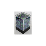 Chessex Lustrous Dark Blue/Green W6 12mm Set