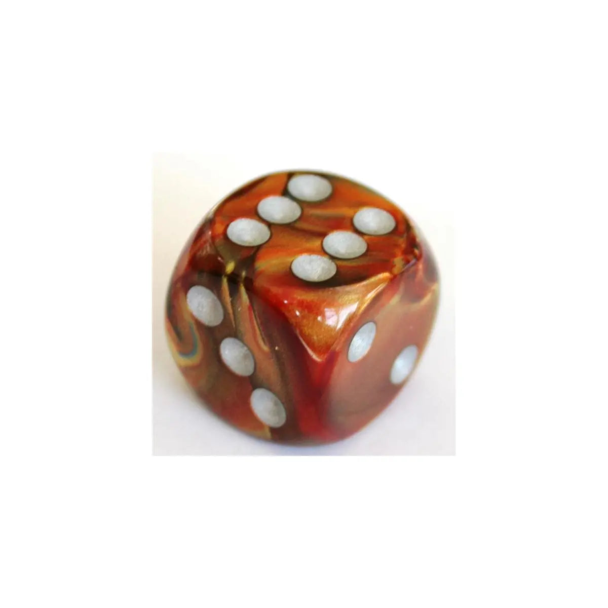 Chessex Lustrous Gold/Silver W6 16mm