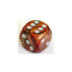 Chessex Lustrous Gold/Silver W6 16mm
