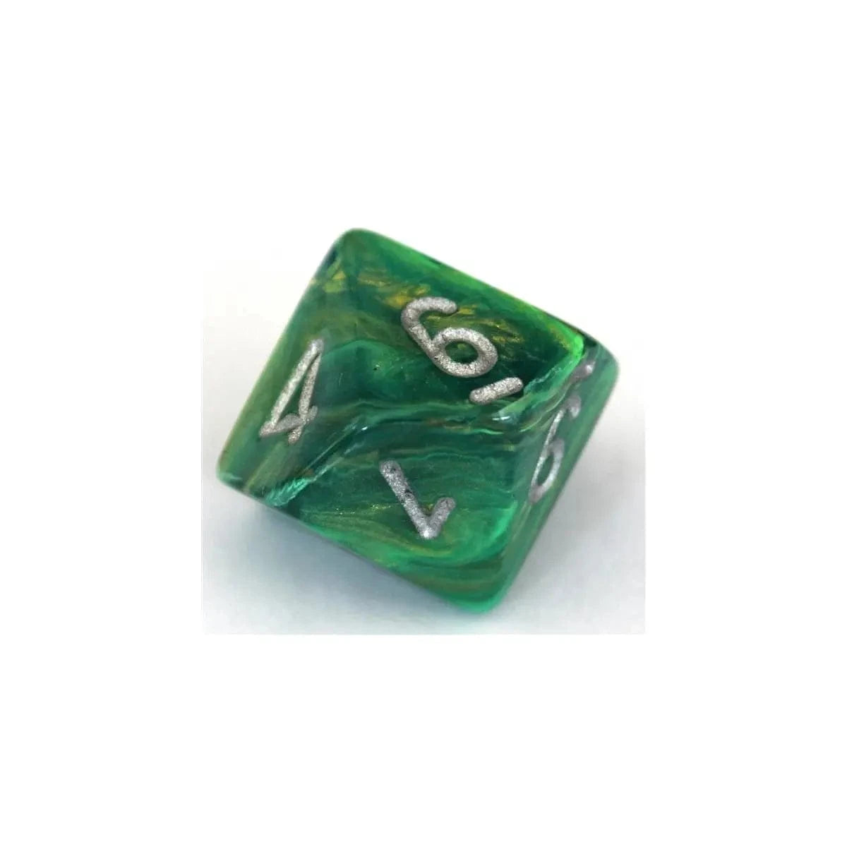 Chessex Chessex Lustrous Green/Silver W10