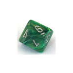 Chessex Chessex Lustrous Green/Silver W10