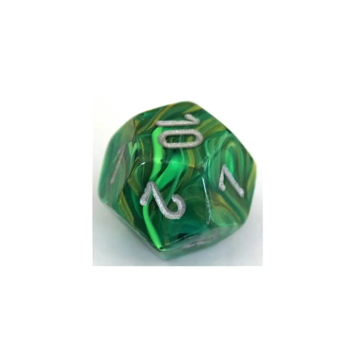 Chessex Chessex Lustrous Green/Silver W12