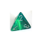 Chessex Chessex Lustrous Green/Silver W4