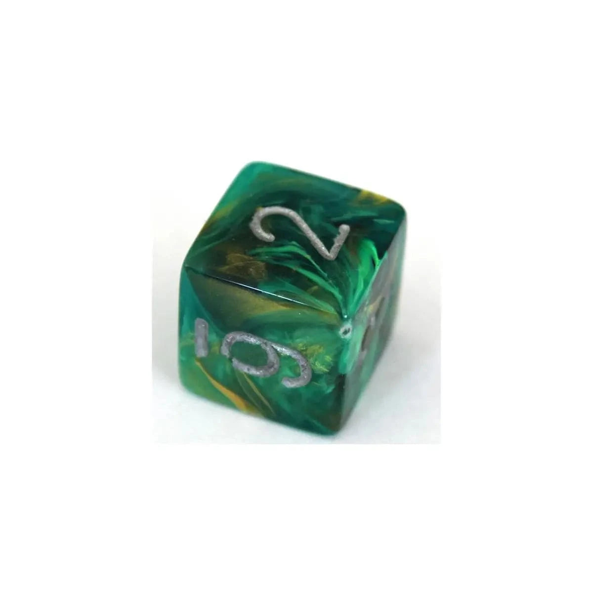 Chessex Chessex Lustrous Green/Silver W6
