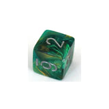 Chessex Chessex Lustrous Green/Silver W6