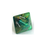 Chessex Lustrous Green/Silver W8