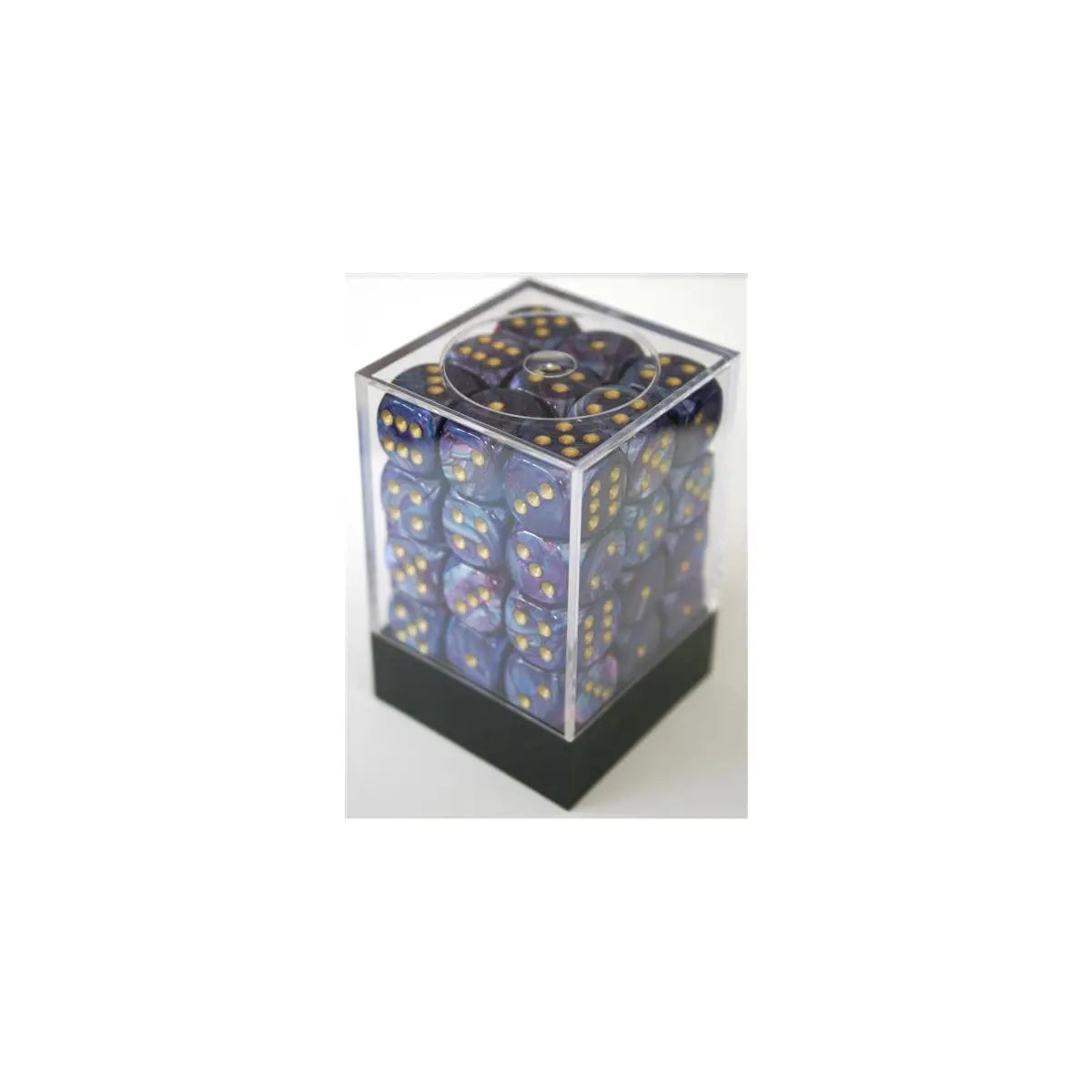 Chessex Lustrous Purple/Gold W6 12mm Set