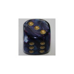 Chessex Lustrous Purple/Gold W6 20mm