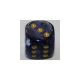 Chessex Lustrous Purple/Gold W6 20mm