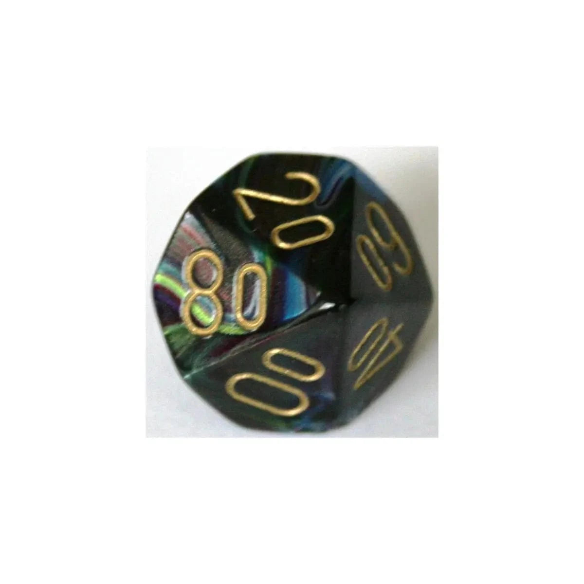 Chessex Chessex Lustrous Shadow/Gold W10-0