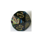 Chessex Chessex Lustrous Shadow/Gold W10-0