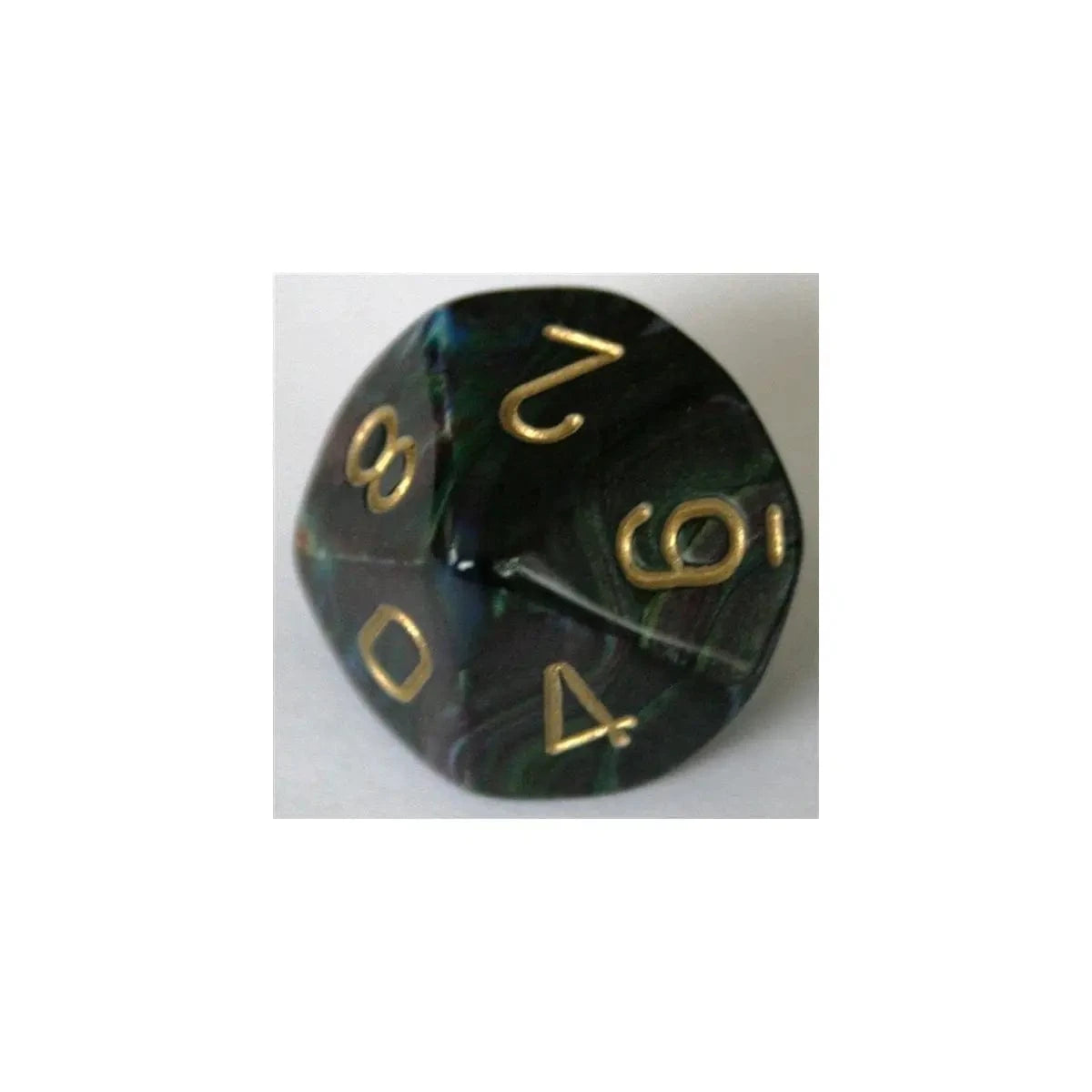 Chessex Chessex Lustrous Shadow/Gold W10