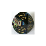 Chessex Lustrous Shadow/Gold W10-0